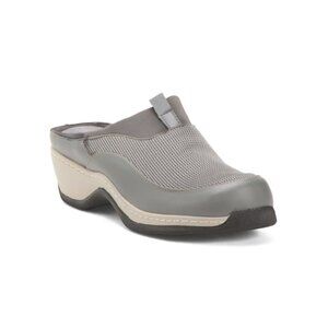 SOFTWALK Dark Grey Aberdeen Comfort Clogs
